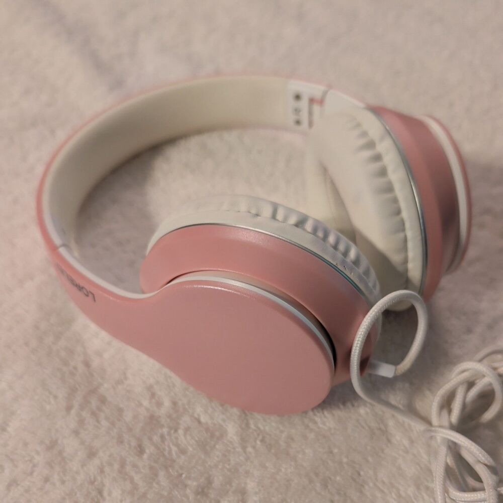 LORELEI X6 Over-Ear Headphones with Microphone PEARL PINK